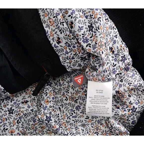 Mountain Khakis (Womens Small) Ludlow Swagger Bomber Zip Jacket Primaloft Black - Picture 3 of 7